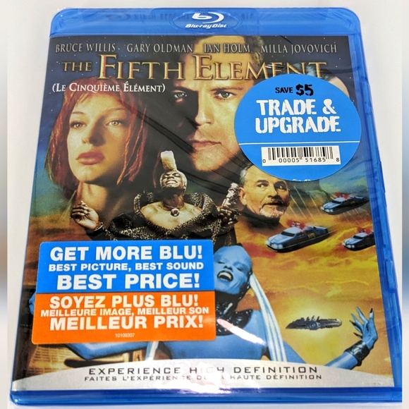 3/$30✨SEALED! The Fifth Element Blu-Ray - Picture 1 of 4